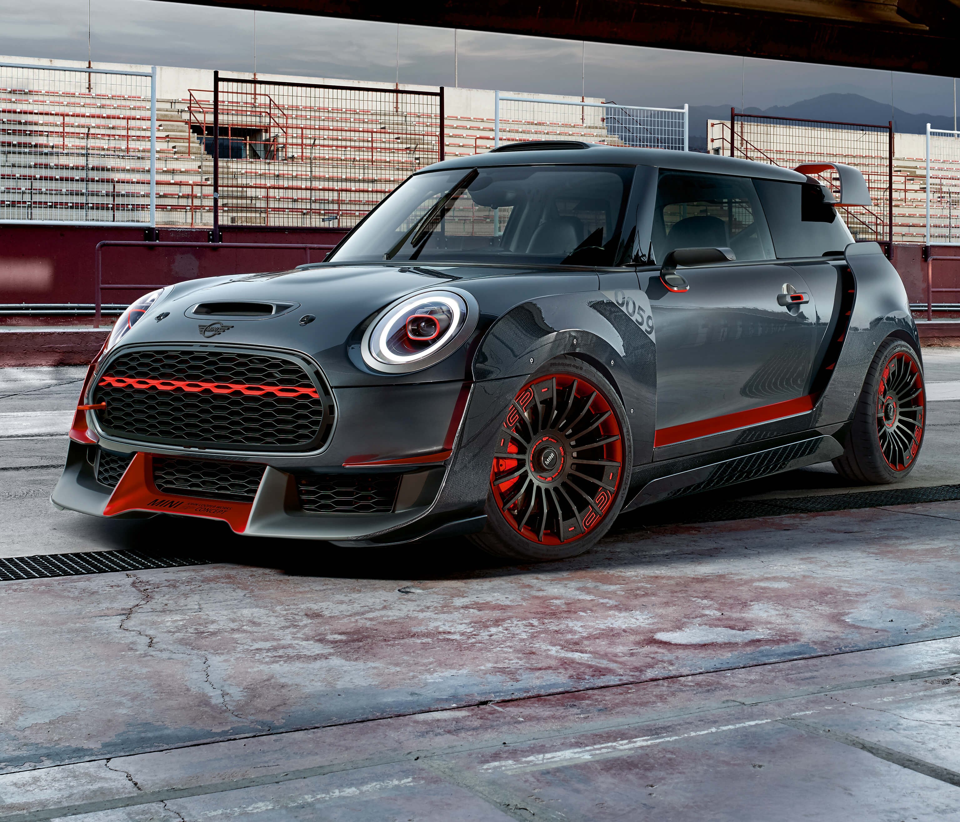 De MINI John Cooper Works GP Concept De MINI John Cooper Works GP Concept